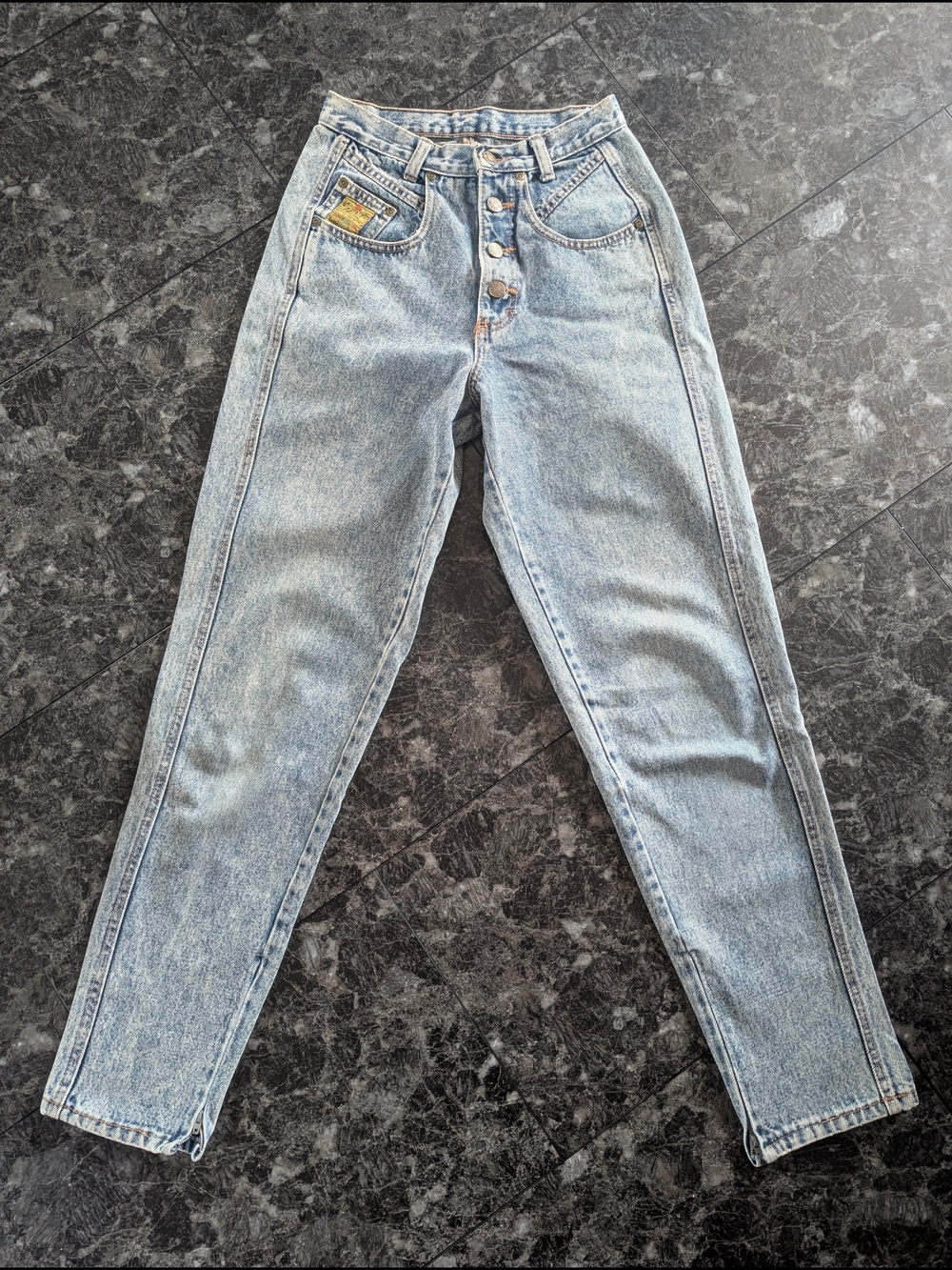 vintage high rise jeans